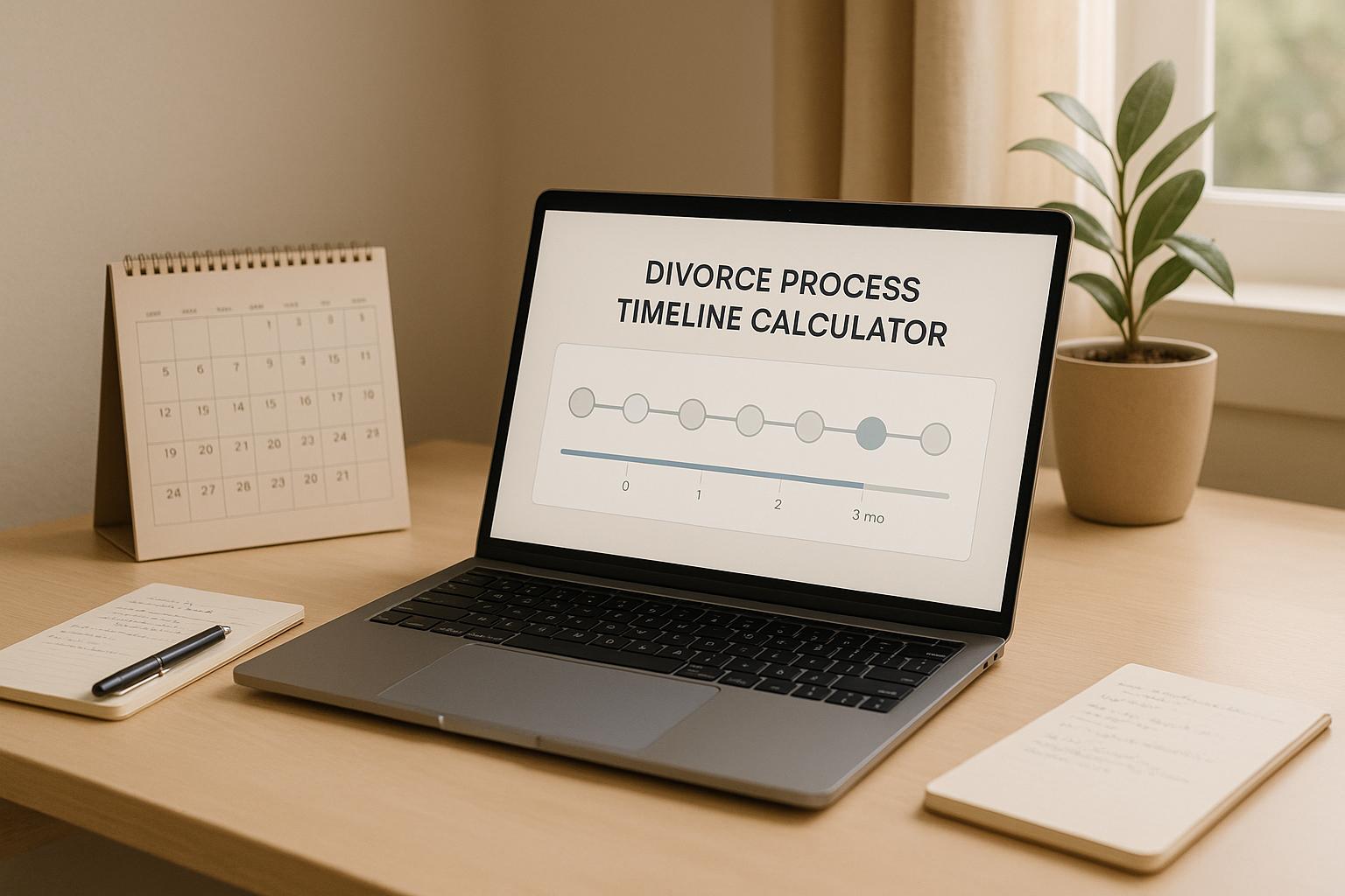 Divorce Process Timeline Calculator