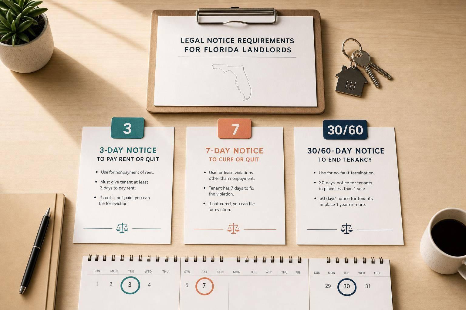 Legal Notice Requirements for Florida Landlords